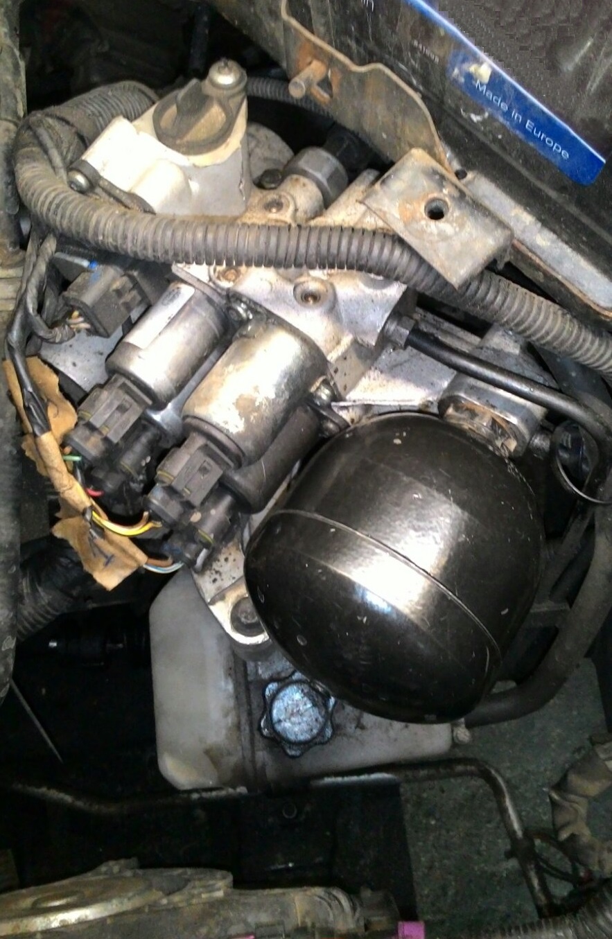 установка гидроаккумулятора роботизированной коробки передач